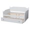 Baxton Studio Millie Cottage Farmhouse White Finished Wood Full Size Daybed with Trundle 179-11169-Zoro - alternate 9